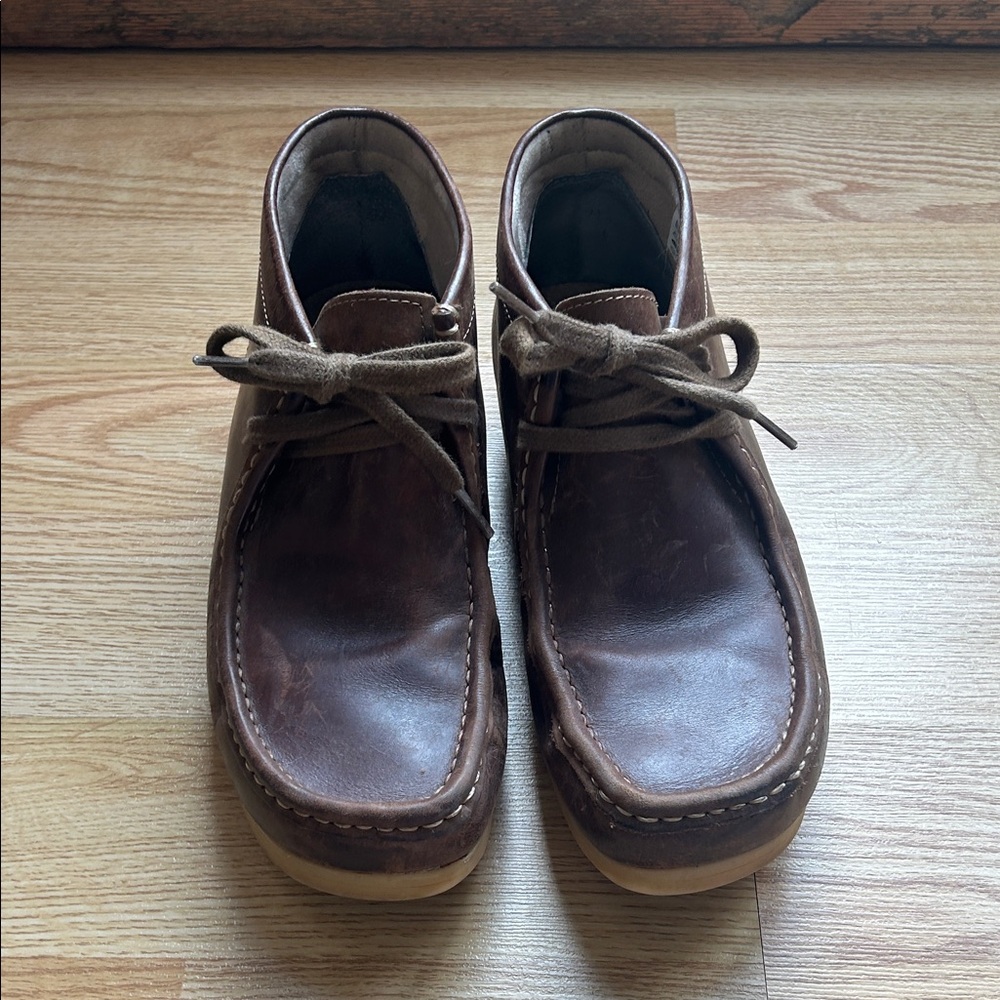 Men's Clarks Brown Leather Shoes